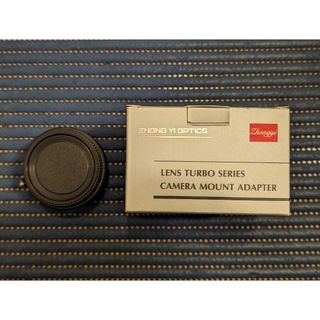 フジフイルム(富士フイルム)の中一光学 lens turbo II Fマウント→Xマウント 美品(レンズ(単焦点))