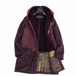 エトロ(ETRO)のエトロ ETRO コート ムートンコート フーディー フード 中綿入り ウール カシミヤ アウター メンズ S ボルドー(その他)