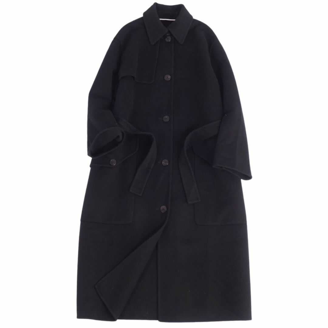 極美品 エルメス HERMES コート ロングコート 20AW カシミヤ100% ダブルフェイス セリエボタン アウター レディース 40(M相当) ブラック 極美品 エルメス HERMES コート ロングコート 20AW カシミヤ100% ダブルフェイス セリエボタン アウター レディース 40(M相当) ブラック