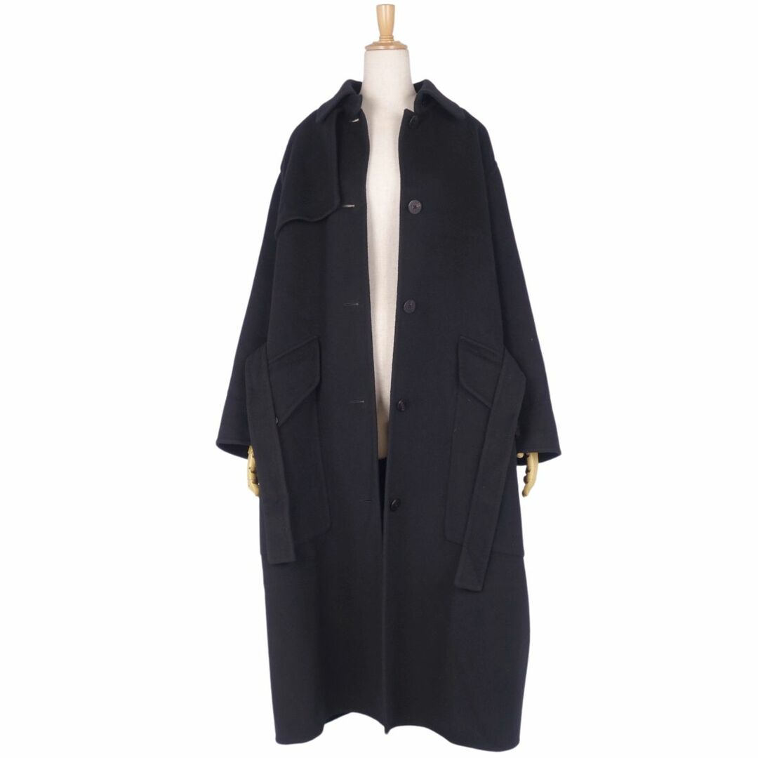 極美品 エルメス HERMES コート ロングコート 20AW カシミヤ100% ダブルフェイス セリエボタン アウター レディース 40(M相当) ブラック 極美品 エルメス HERMES コート ロングコート 20AW カシミヤ100% ダブルフェイス セリエボタン アウター レディース 40(M相当) ブラック