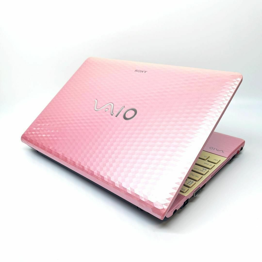 VAIO(バイオ)のピンク♪ノートパソコン/Corei5/新品SSD/オフィス/Win11/64 スマホ/家電/カメラのPC/タブレット(ノートPC)の商品写真