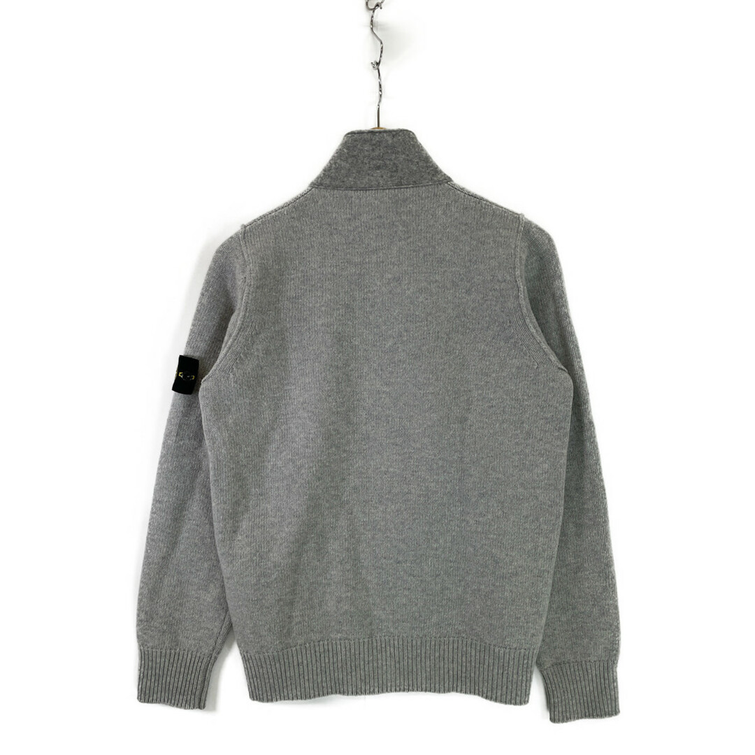 STONE ISLAND - ストーンアイランド グレー ウール カーディガン STONE ISLAND - ストーンアイランド グレー ウール カーディガン