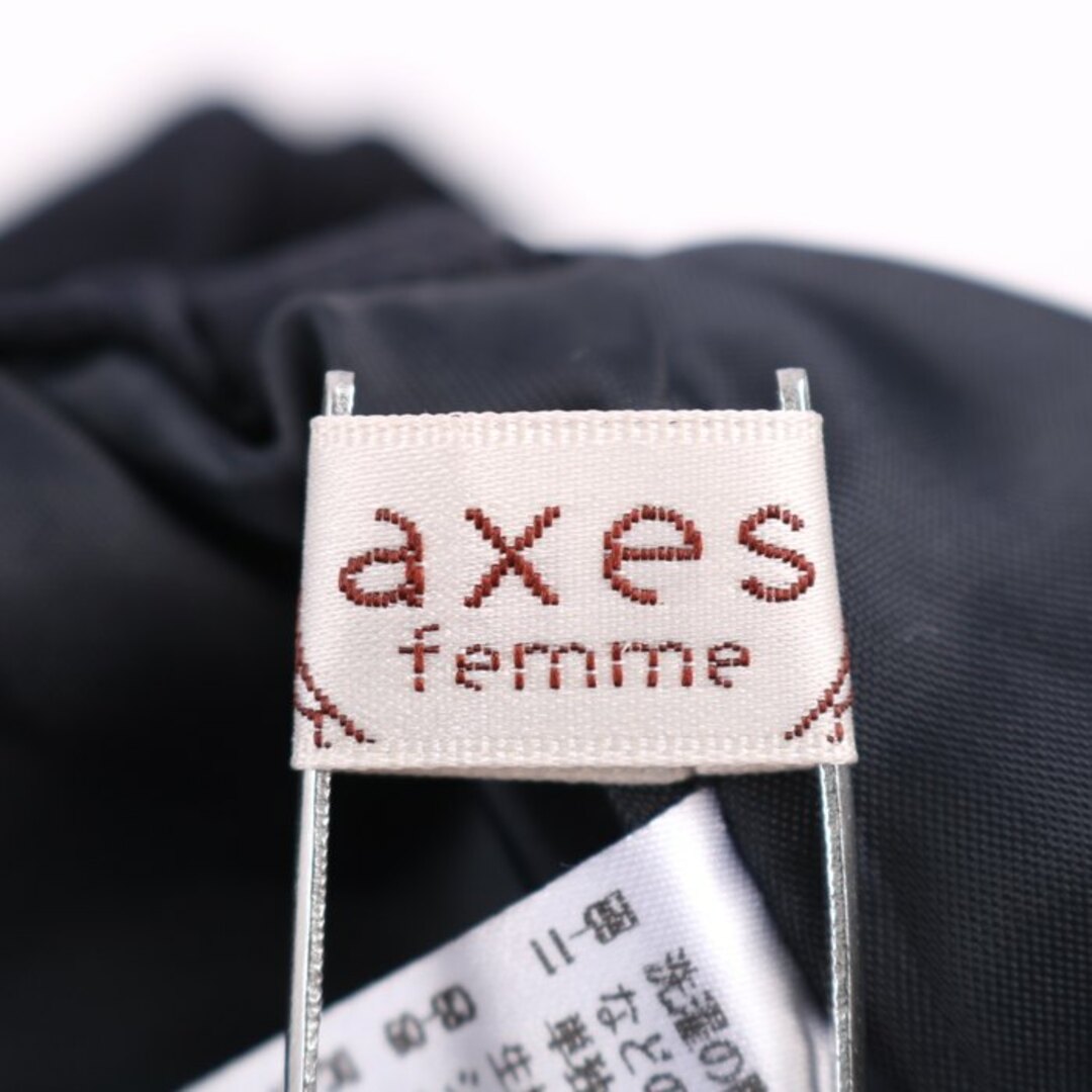 axes femme(アクシーズファム)のアクシーズファム プリーツスカート レース ボトムス レディース Mサイズ ネイビー axes femme レディースのスカート(その他)の商品写真