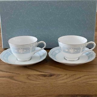 ノリタケ(Noritake)のノリタケ レースウッドゴールド カップ＆ソーサー2客セット(食器)