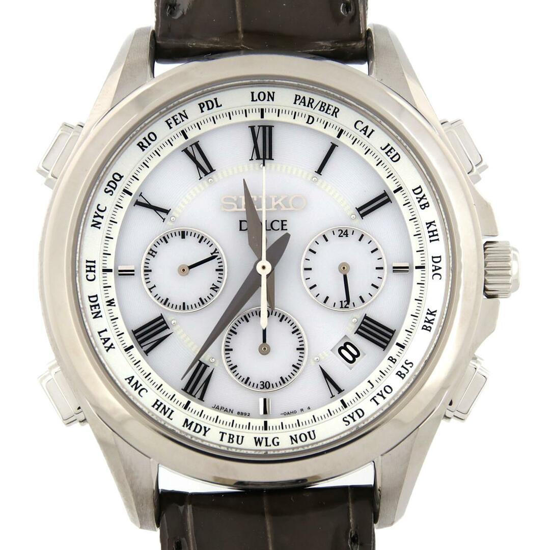 SEIKO(セイコー)の【新品】セイコー ドルチェ 電波時計 8B92-0AJ0/SADA039 SS ソーラークォーツ メンズの時計(腕時計(アナログ))の商品写真