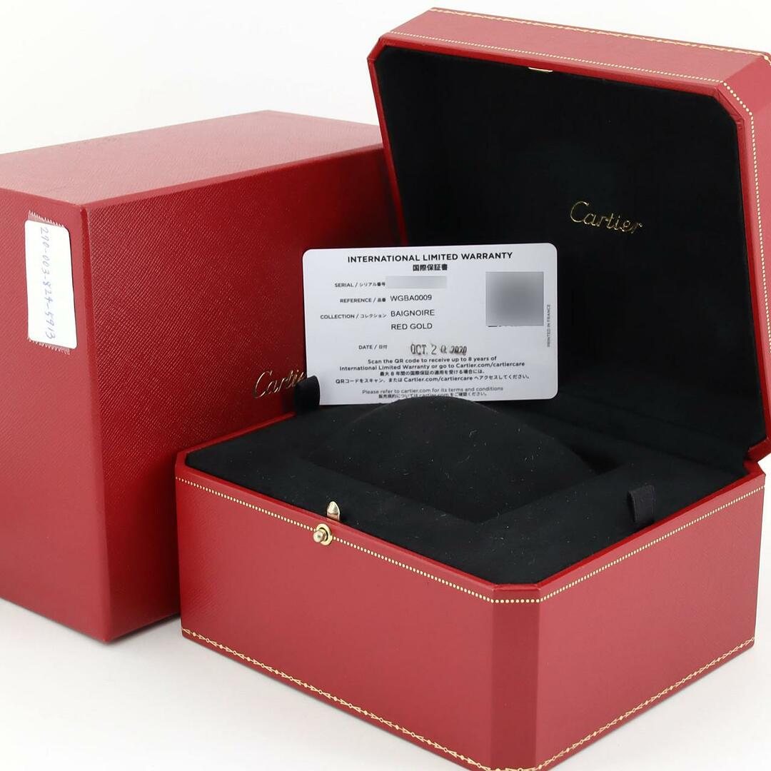 Cartier(カルティエ)のカルティエ ベニュワールアロンジェMM PG WGBA0009 PG･RG 手巻 レディースのファッション小物(腕時計)の商品写真
