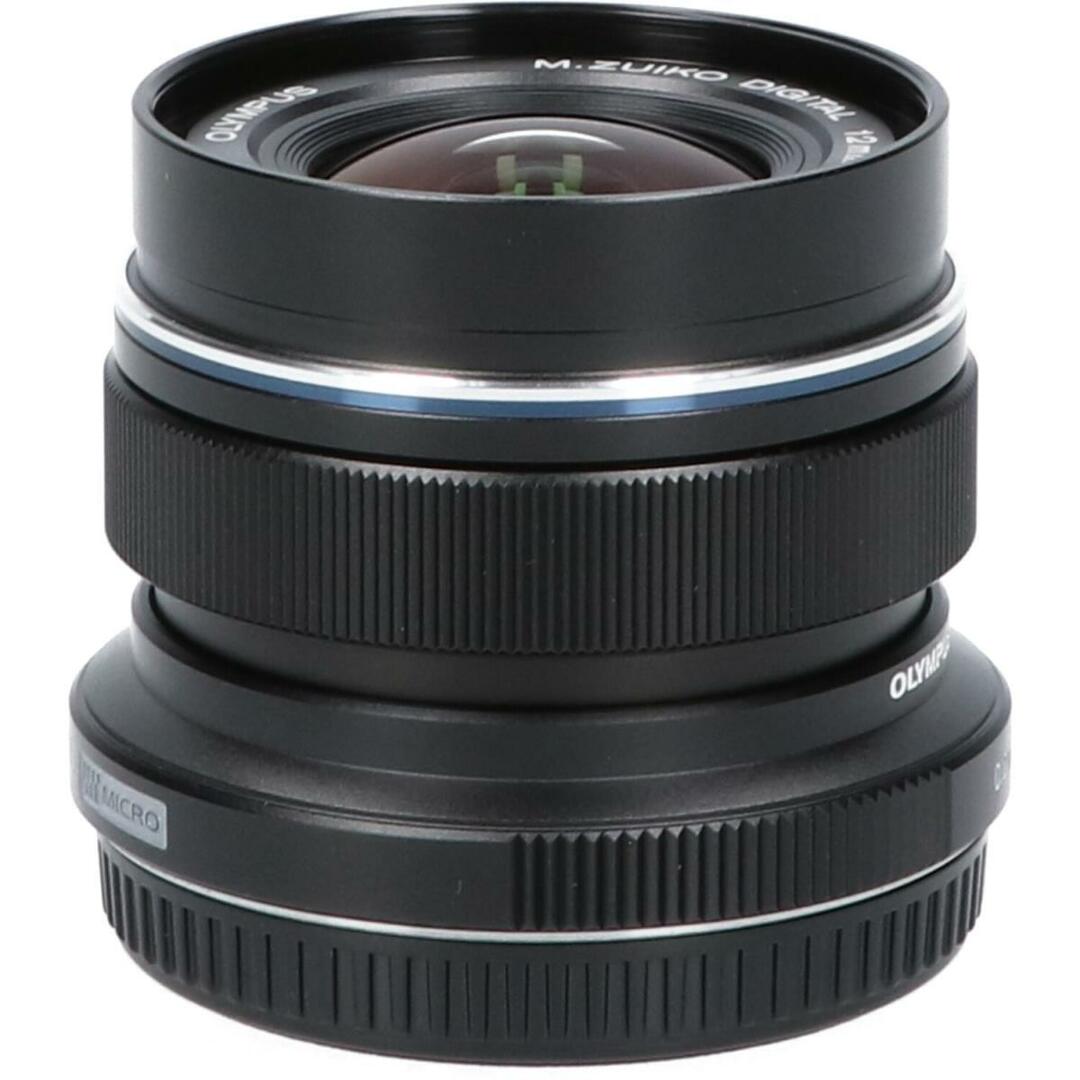 OLYMPUS(オリンパス)のＯＬＹＭＰＵＳ　ＭＺＤ１２ｍｍ　Ｆ２ＢＬＡＣＫ スマホ/家電/カメラのカメラ(レンズ(ズーム))の商品写真