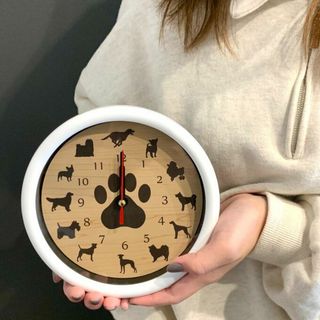 【送料無料】Dog series wall clock (White ver.)(その他)