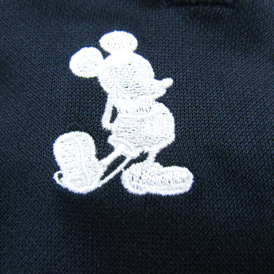 Disney(ディズニー)のディズニー ロングパンツ ジャージ ミッキーマウス キッズ 女の子用 150サイズ ブラック Disney キッズ/ベビー/マタニティのキッズ服女の子用(90cm~)(パンツ/スパッツ)の商品写真