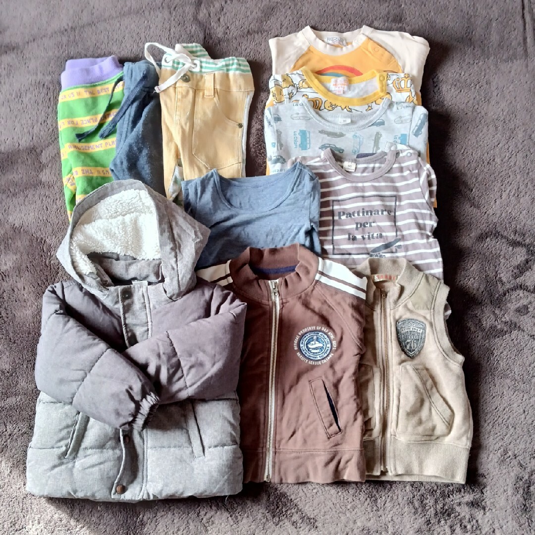 90 男の子 まとめ売り 秋冬服 - その他