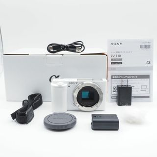 ★ショット数わずか13回・元箱付き新品級★SONY VLOGCAM ZV-E10(ミラーレス一眼)