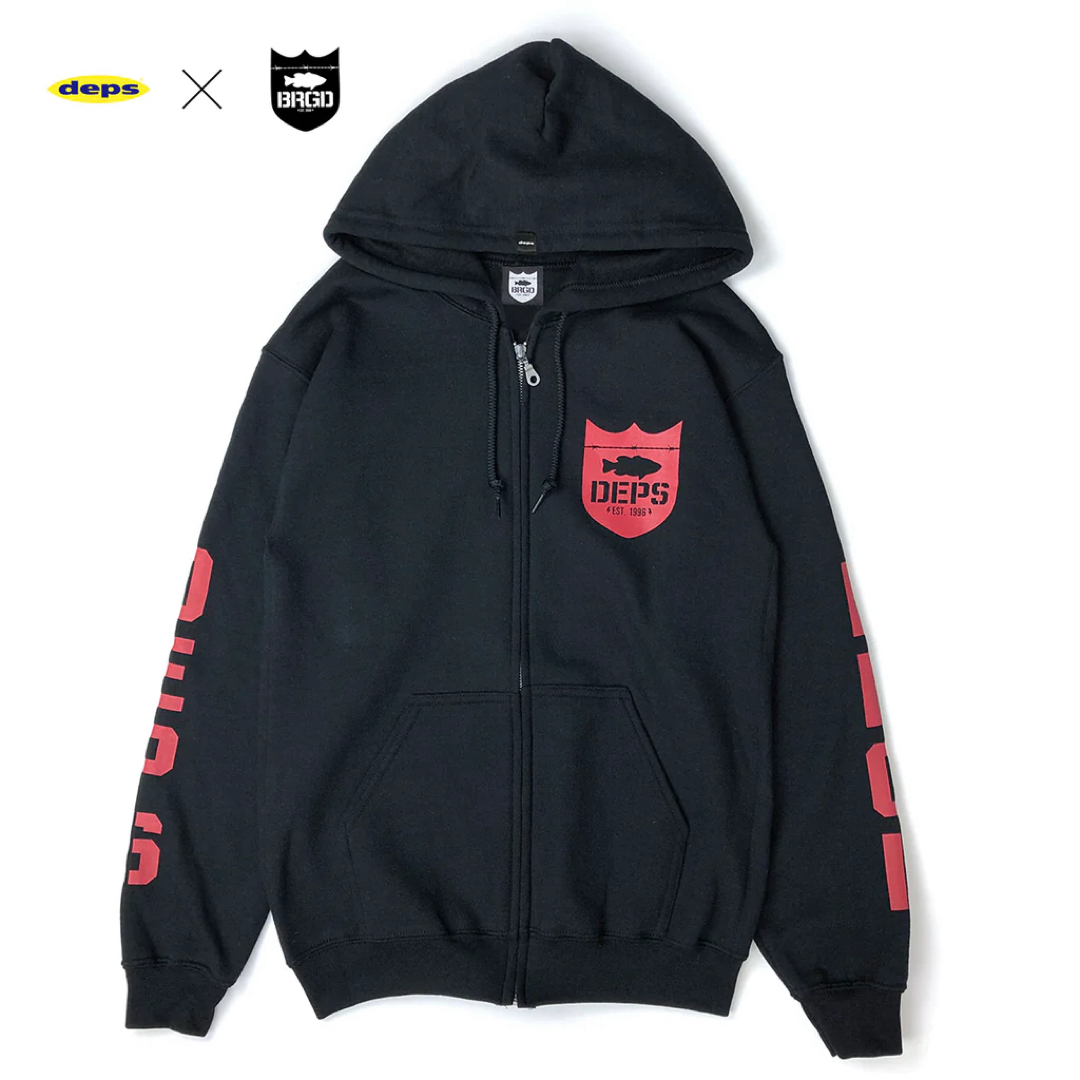 deps(デプス)のデプス DEPS BRIGADE ZIP HOODIE　XL　バスブリゲード スポーツ/アウトドアのフィッシング(ウエア)の商品写真