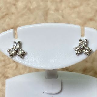 K18WG ダイヤモンド ピアス D: 0.20ct(ピアス)