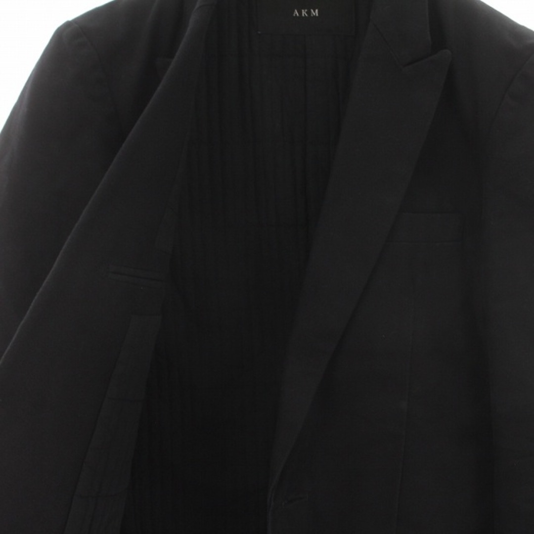 AKM(エイケイエム)のエーケーエム AKM テーラードジャケット シングル 裏地キルティング L 紺 メンズのジャケット/アウター(テーラードジャケット)の商品写真