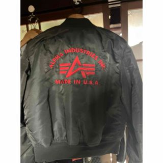 アルファインダストリーズ(ALPHA INDUSTRIES)のALPHA MA-1 MADE IN USA(フライトジャケット)