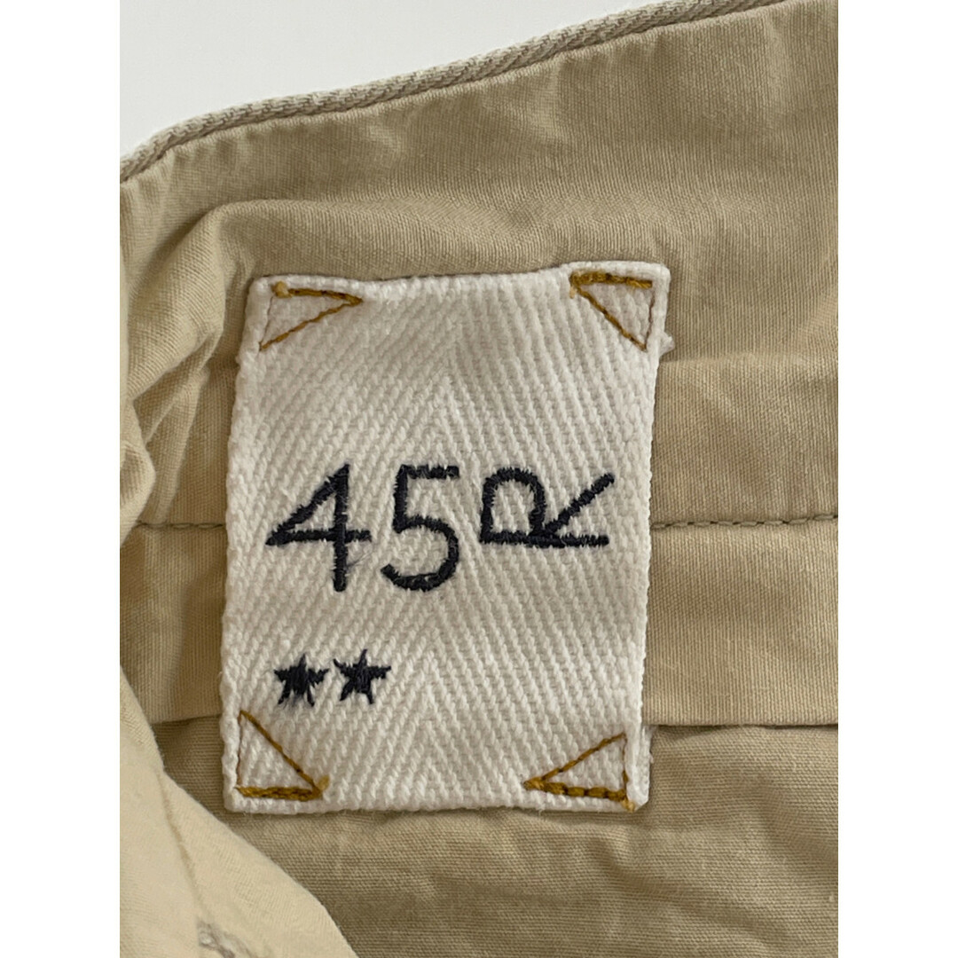 45R(フォーティファイブアール)のフォーティファイブ アール 五分つき おこめチノの908ポッポパンツ 8076053 2 レディースのパンツ(その他)の商品写真