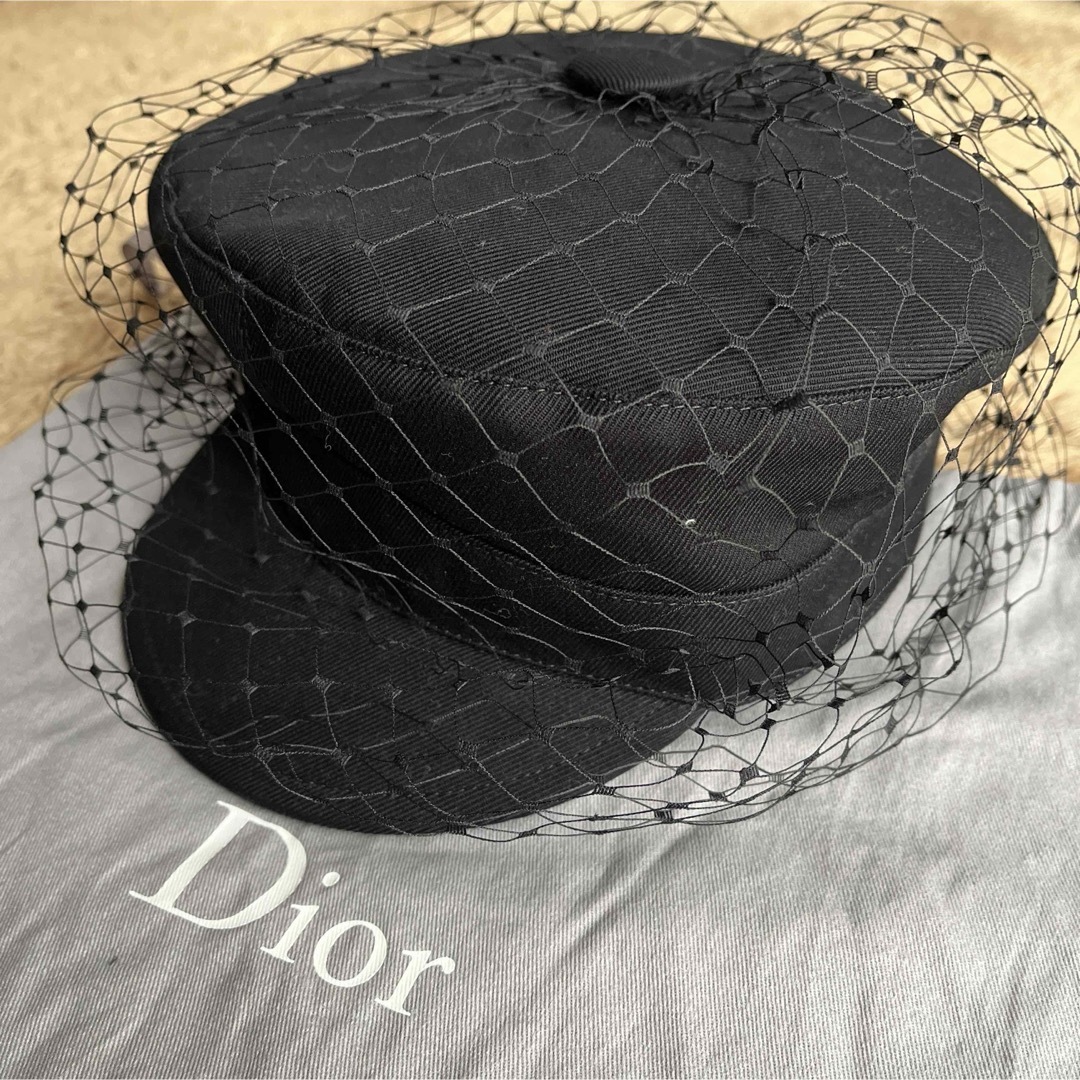 ⭐️美品⭐️CHRISTIAN DIOR チュールキャスケット 帽子 サイズ57帽子