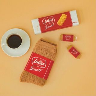 ジェラートピケ(gelato pique)のジェラートピケ Lotus Biscoff  ソックス(ソックス)