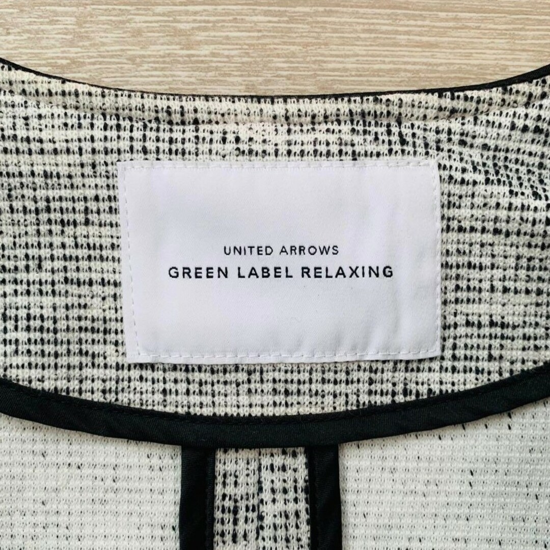 UNITED ARROWS green label relaxing(ユナイテッドアローズグリーンレーベルリラクシング)のgreen label relaxingジャケット レディースのジャケット/アウター(ノーカラージャケット)の商品写真