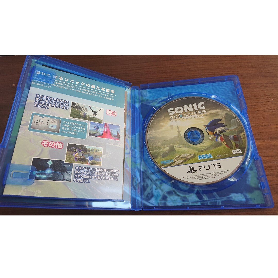 ソニックフロンティア エンタメ/ホビーのゲームソフト/ゲーム機本体(家庭用ゲームソフト)の商品写真