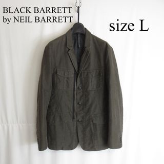 ブラックバレットバイニールバレット(BLACKBARRETT by NEIL BARRETT)のBLACK BARRETT テーラード ジャケット ブレザー ニールバレット L(テーラードジャケット)