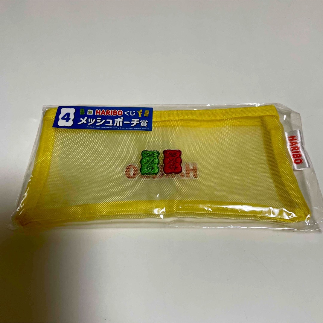 HARIBOくじ メッシュポーチ ミニタオル アクリルチャーム  5点セット エンタメ/ホビーのおもちゃ/ぬいぐるみ(キャラクターグッズ)の商品写真