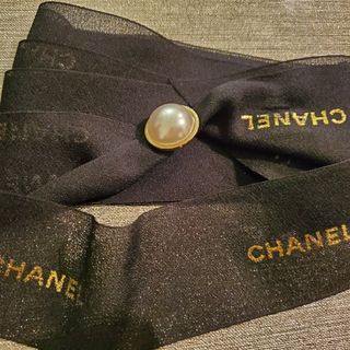 シャネル(CHANEL)のシャネル リボン ラッピング クリスマス2022 限定リボン&パール(その他)