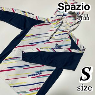 スパッツィオ(Spazio)のスパッツィオ SPAZIO メンズ ピステシャツ クロスハーフジップパーカー(ウェア)