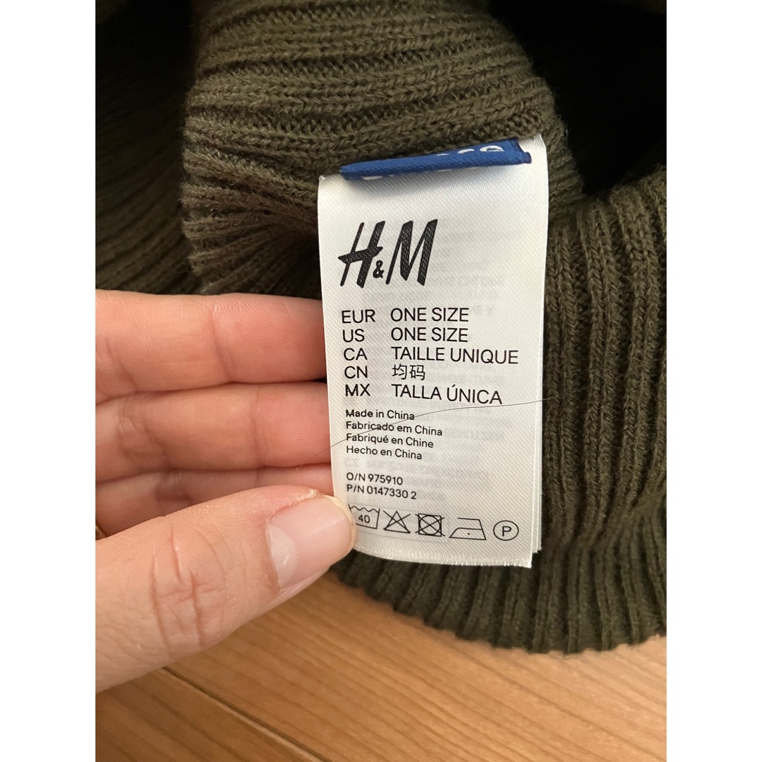 H&M(エイチアンドエム)の【美品】H&M ニット帽 メンズの帽子(ニット帽/ビーニー)の商品写真