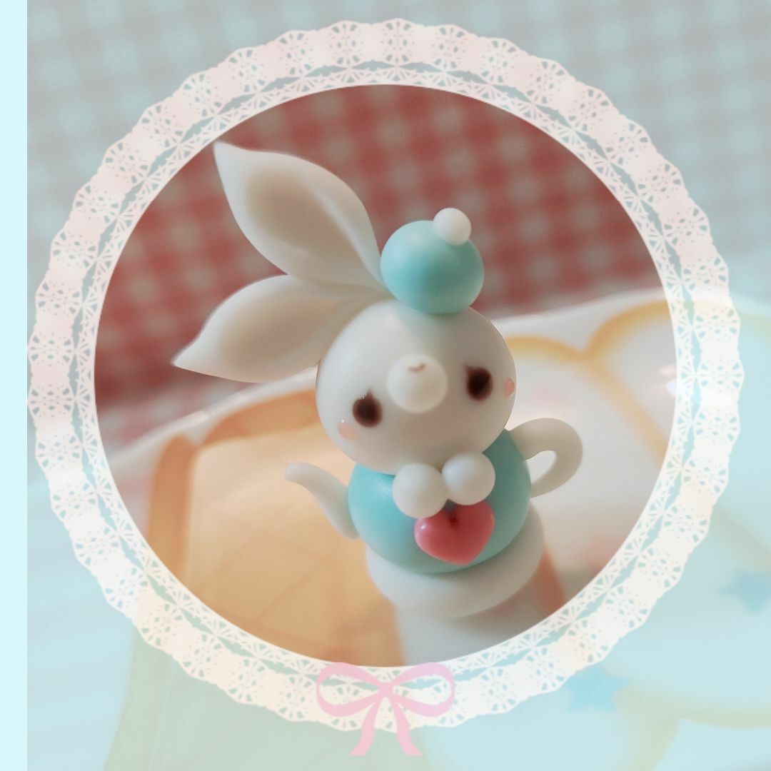 不思議なお茶会☆ティポットからうさぎ ハンドメイドのぬいぐるみ/人形(その他)の商品写真