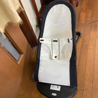 ベビービョルン(BABYBJORN)の☆キャリーバッグ付☆ ベビービョルン　バウンサー　メッシュ　ホワイト×ブラック(その他)