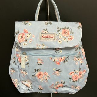 キャスキッドソン(Cath Kidston)のキャスキッドソン　リュックサック　GROVE　BUNCHGREY　BLUE(リュック/バックパック)