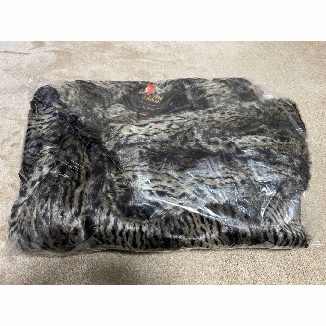 Supreme(シュプリーム)のSupreme Schott Fur Peacoat Leopard M メンズのジャケット/アウター(ピーコート)の商品写真