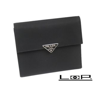 プラダ(PRADA)の■美品■　プラダ 三つ折り 財布 テスート ナイロン ブラック 1M0170 箱 【62667】(財布)