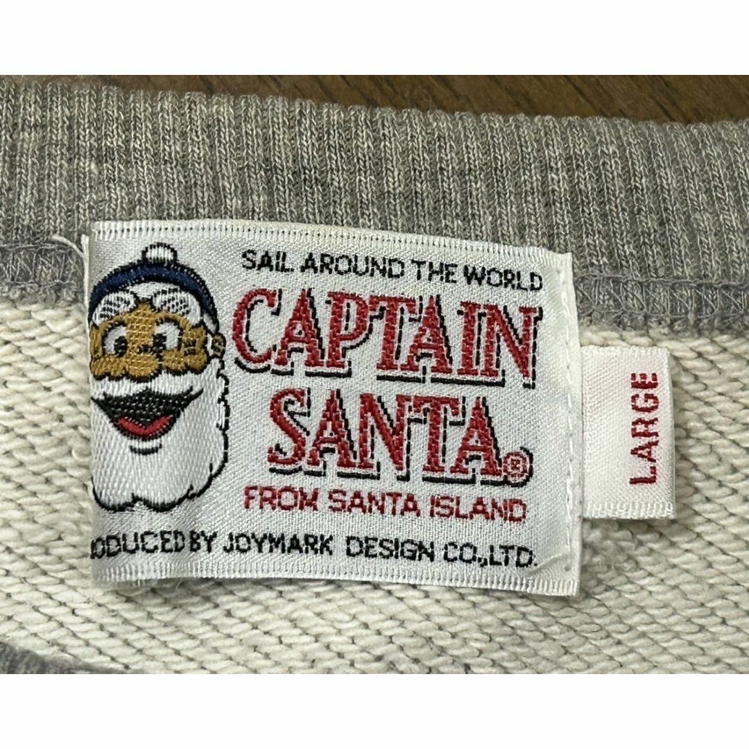 CAPTAIN SANTA(キャプテンサンタ)の＊キャプテンサンタ サンタ プリント スウェット トレーナー トップス L メンズのトップス(スウェット)の商品写真