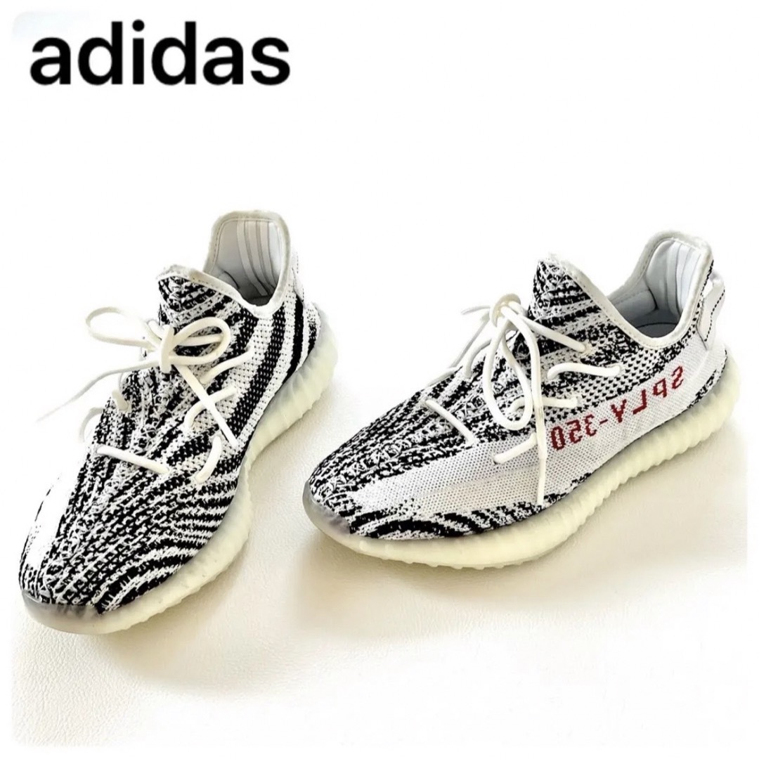 完売品✨美品✨adidas YEEZY BOOST 350 V2 ZEBRA 白 スニーカー 完売品✨美品✨adidas YEEZY BOOST 350 V2 ZEBRA 白 スニーカー