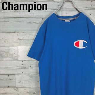 チャンピオン(Champion)のチャンピオン デカ目 刺繍ロゴ 目玉 ビッグサイズ半袖Tシャツ(Tシャツ/カットソー(半袖/袖なし))