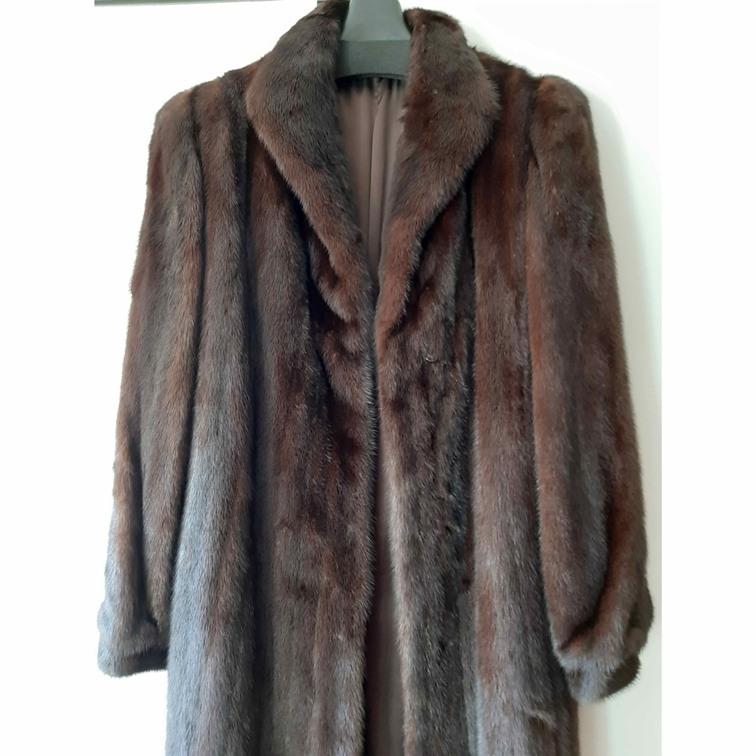 高級　ミンクロングコート レディースのジャケット/アウター(毛皮/ファーコート)の商品写真