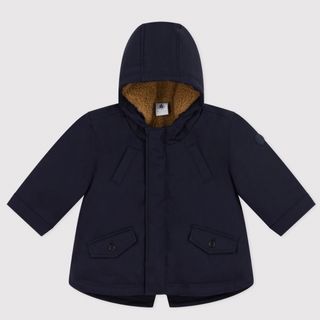 プチバトー(PETIT BATEAU)の‼️最終値下げ‼️新品未使用プチバトー　フード付きミリタリージャケット　74(ジャケット/コート)