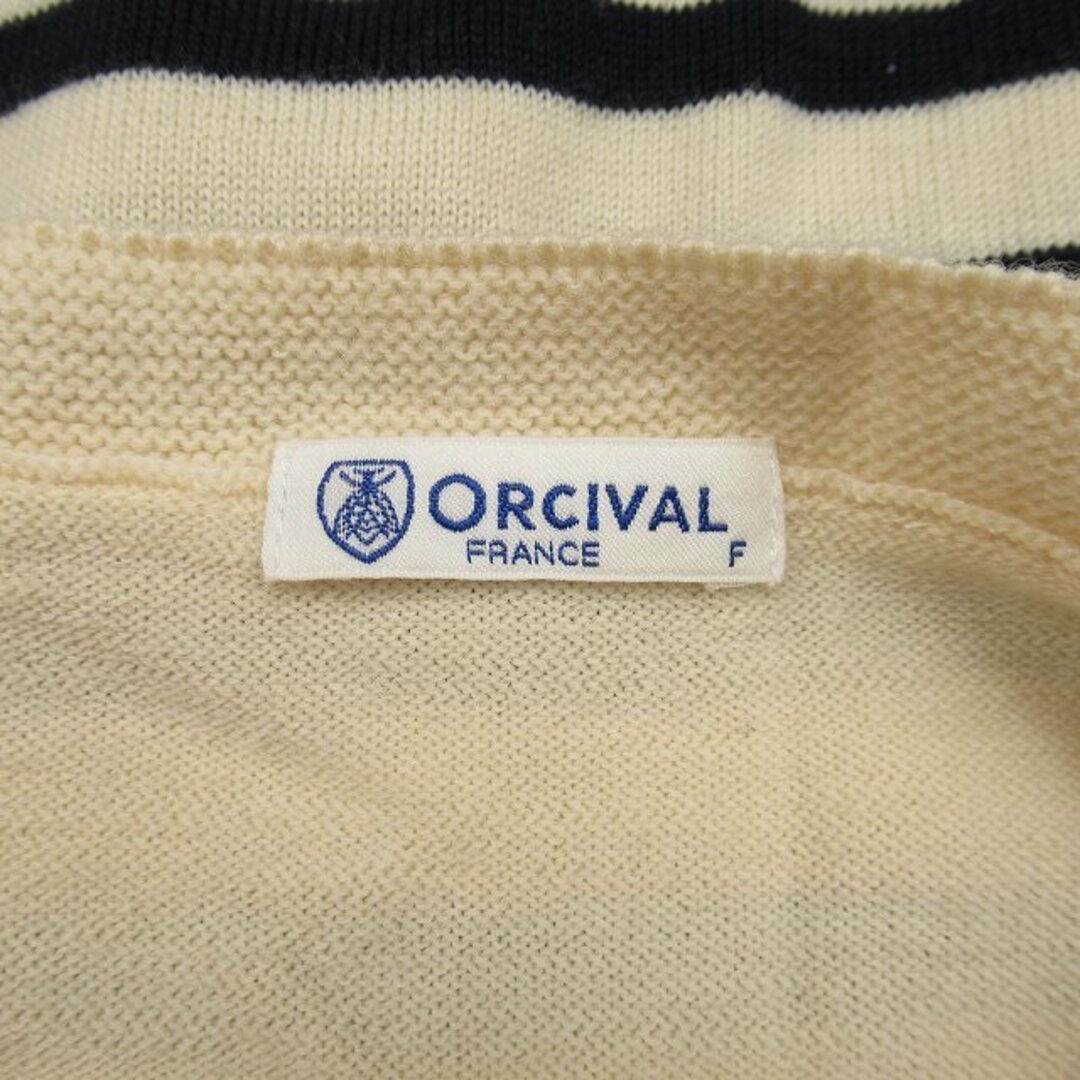 ORCIVAL(オーシバル)のオーチバル メリノウール ニット ワンピース パネルボーダー セーター レディースのワンピース(ひざ丈ワンピース)の商品写真
