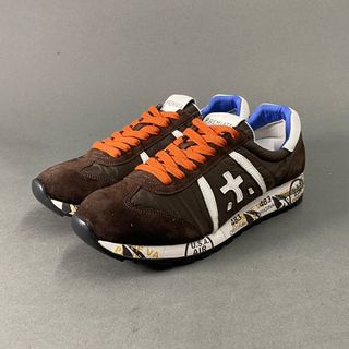 プレミアータ(PREMIATA)の1L21 PREMIATA プレミアータ ERIC エリック スニーカー 40 ブラウン スウェード シューズ 483 スポーツライン(スニーカー)