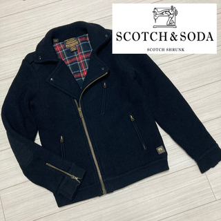 SCOTCH & SODA - Scotch&soda ライダースジャケット レザージャケット 