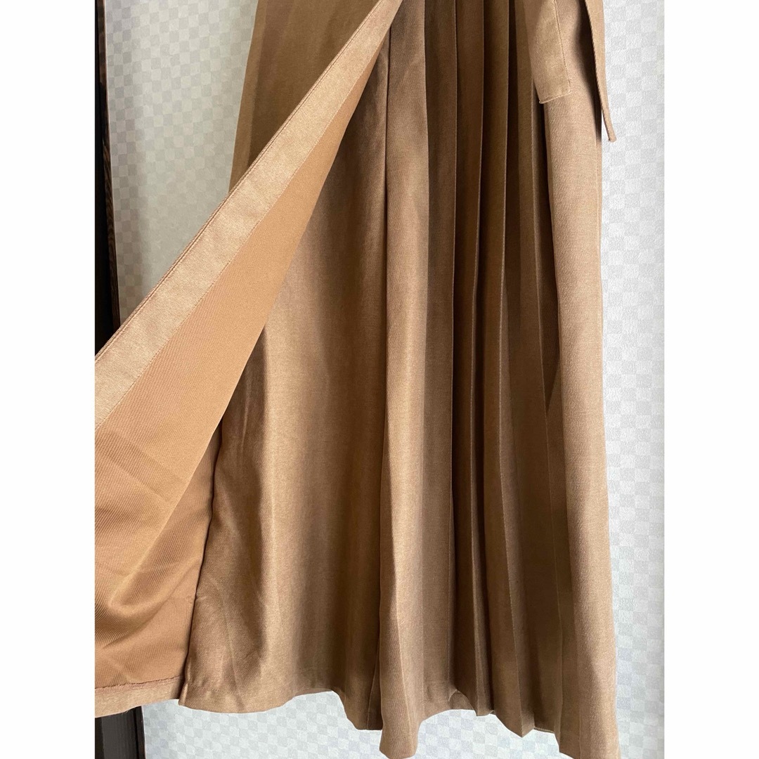 merlot(メルロー)のmerlot メルロー ラップスカート風 ワイドパンツ レディースのパンツ(その他)の商品写真