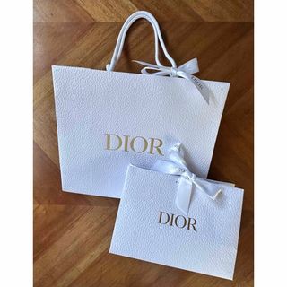 ディオール(Dior)のDior ショッパー　ショップ袋　蜂　ゴールドロゴ　大・小2個セット(ショップ袋)