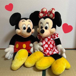 ディズニー(Disney)のディズニー　ミッキー&ミニー　ぬいぐるみ　(ぬいぐるみ)