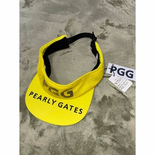 パーリーゲイツ(PEARLY GATES)の（新品）パーリーゲイツ 、pggシリーズ、サンバイザー、帽子、完売品(ウエア)