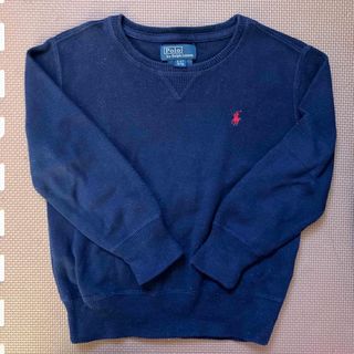 ラルフローレン(Ralph Lauren)のラルフローレン　ネイビー　丸首　110 ニット(ニット)