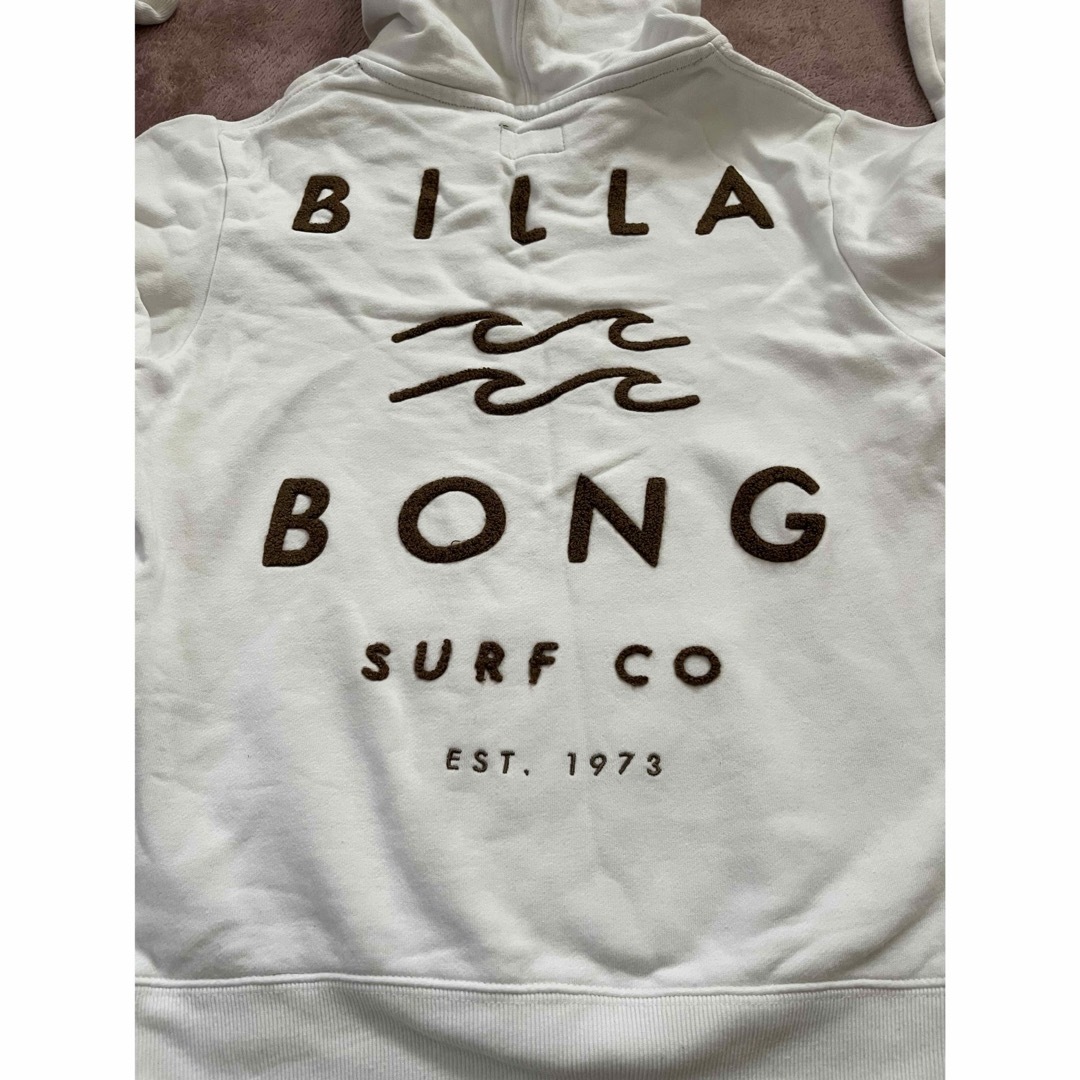 billabong(ビラボン)のBILLA BONG 150 フード付き キッズ/ベビー/マタニティのキッズ服男の子用(90cm~)(Tシャツ/カットソー)の商品写真