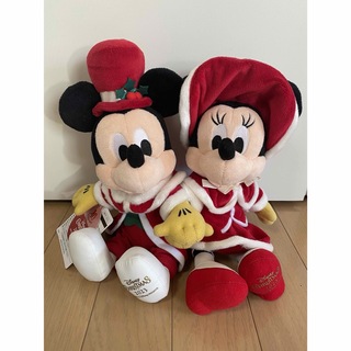 ディズニー(Disney)のディズニークリスマス2023 ミッキーミニーぬいぐるみ(キャラクターグッズ)