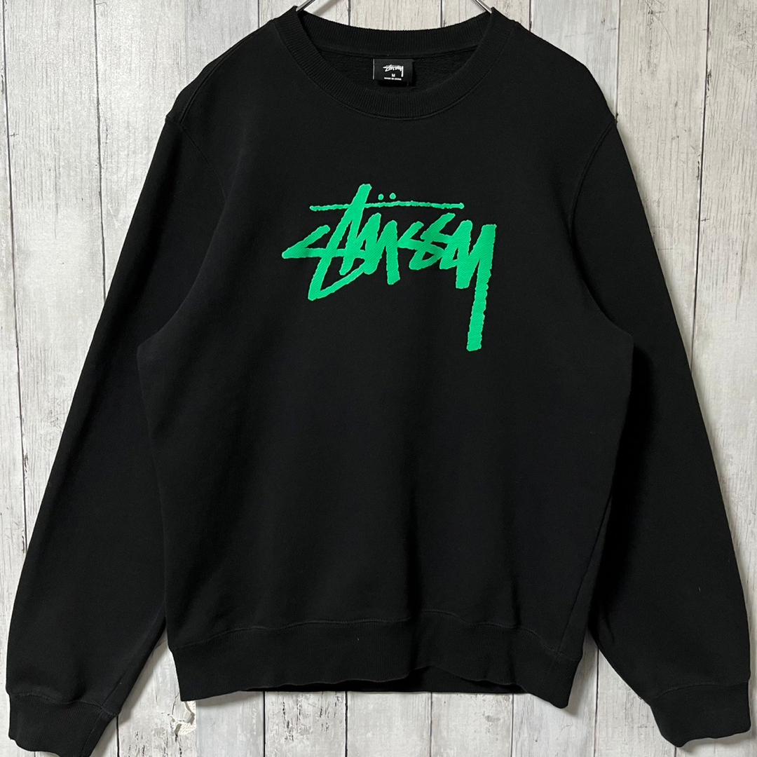 STUSSY(ステューシー)のstussy ステューシー スウェット センターロゴ プリントロゴ デカロゴ メンズのトップス(スウェット)の商品写真